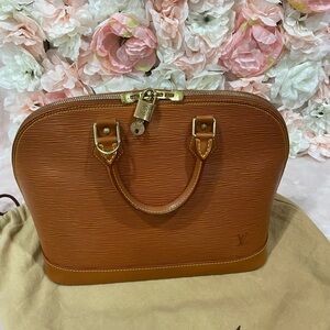 Louis Vuitton Cipango Gold Epi Leather Alma PM